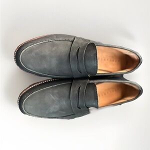 Adelante Shoe Co. The Sofia Women's Size 8 C Loafers Black Leather Shoes